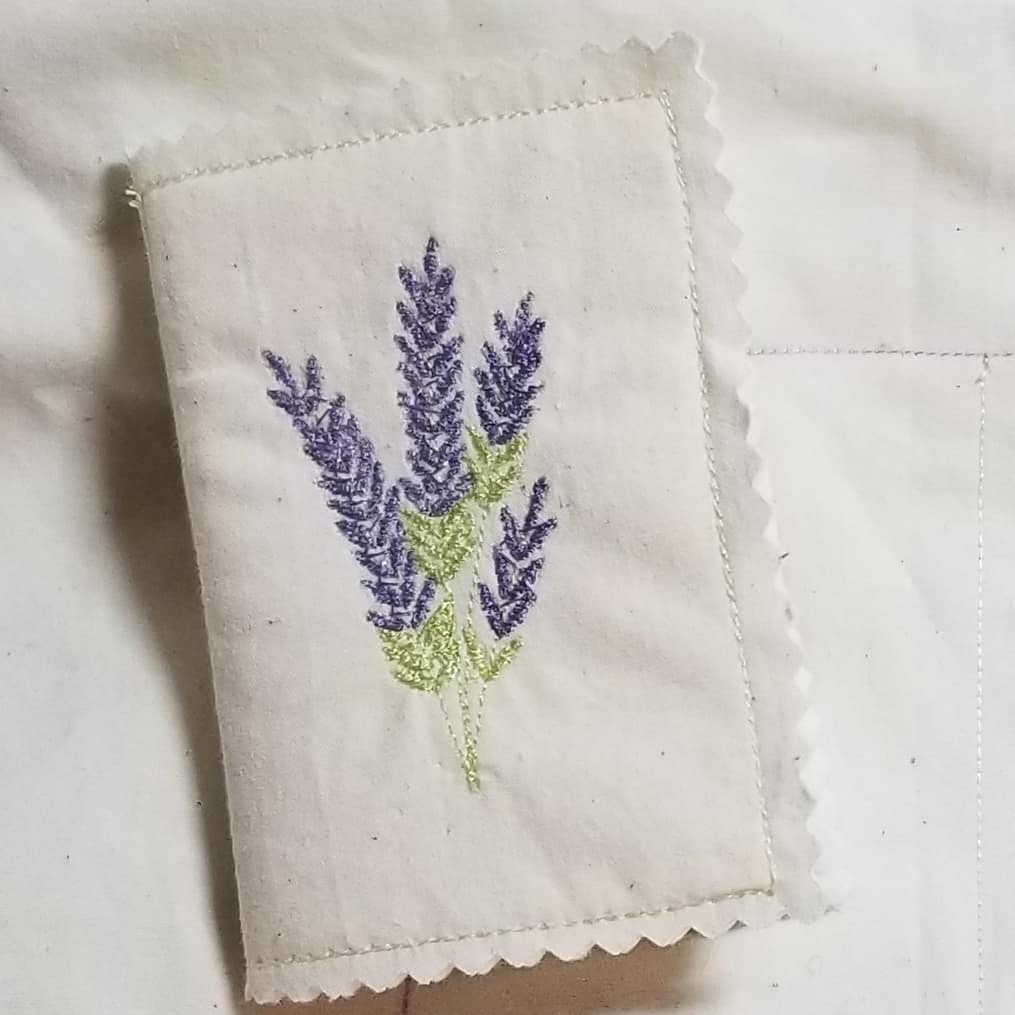 Machine-Embroidered Needle Book